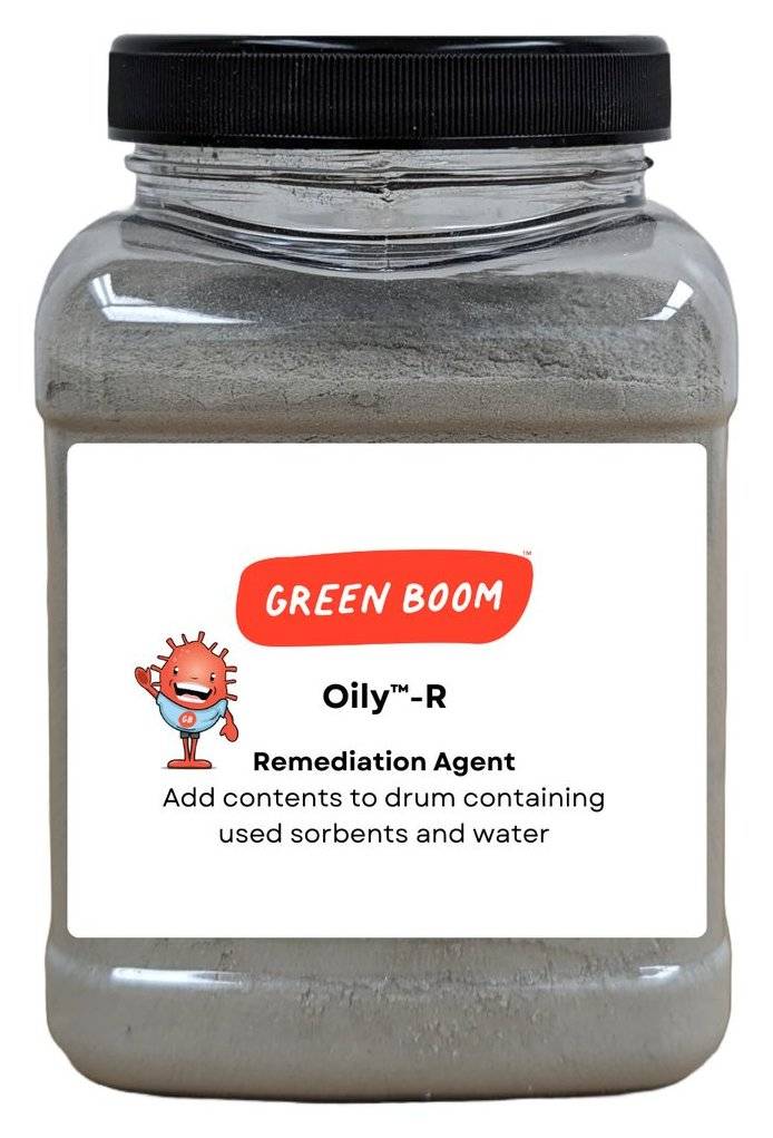 Oily™-R 454 g jar · treats up to 9.1 kg