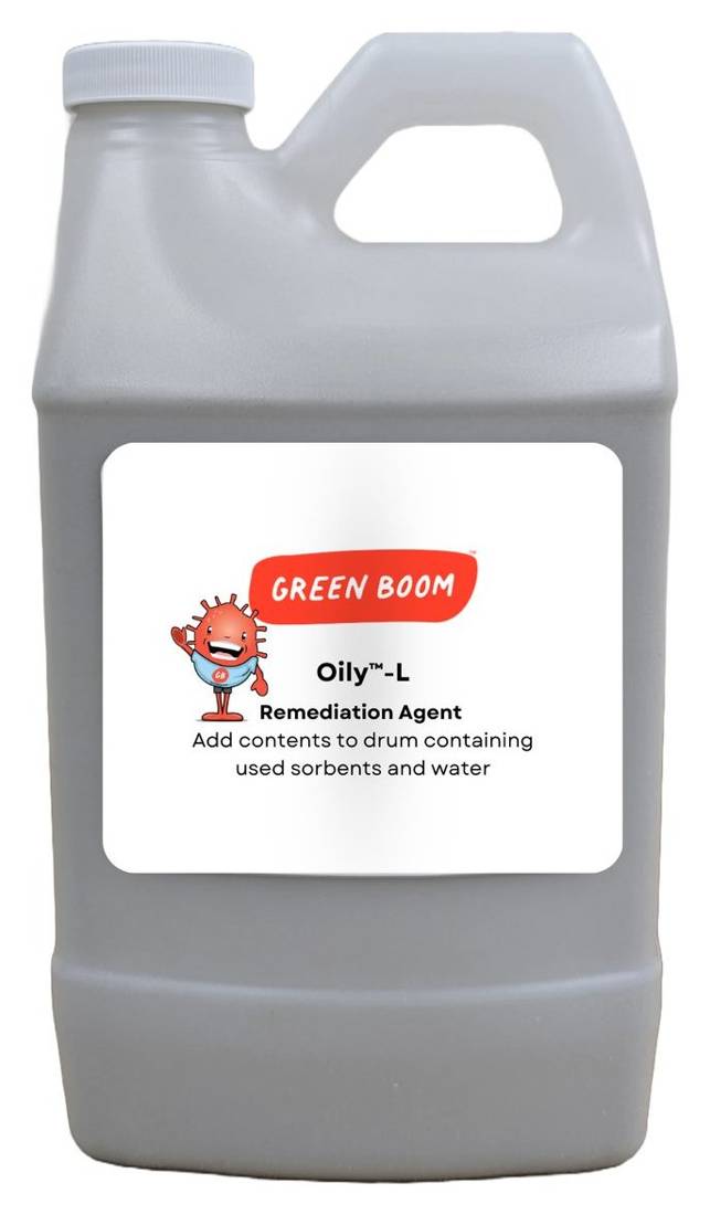 Oily™-L 1.8 kg jug · treats up to 36 kg